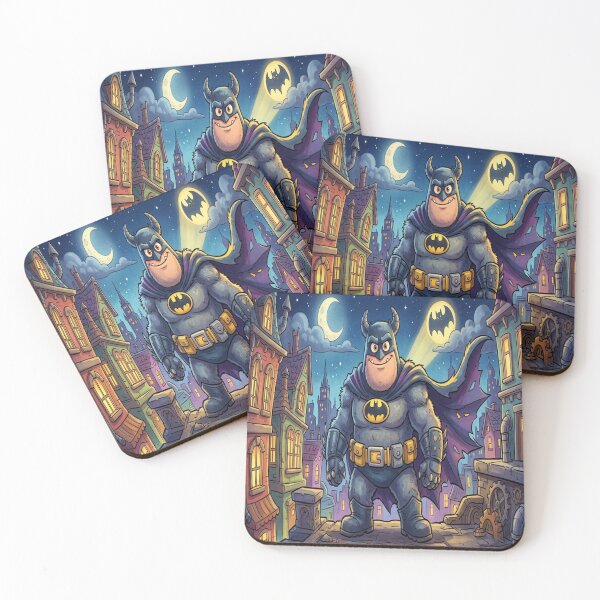 Item preview, Monster Batman Comic Book Style at Night Tags designed and sold by JMAVILA ART.