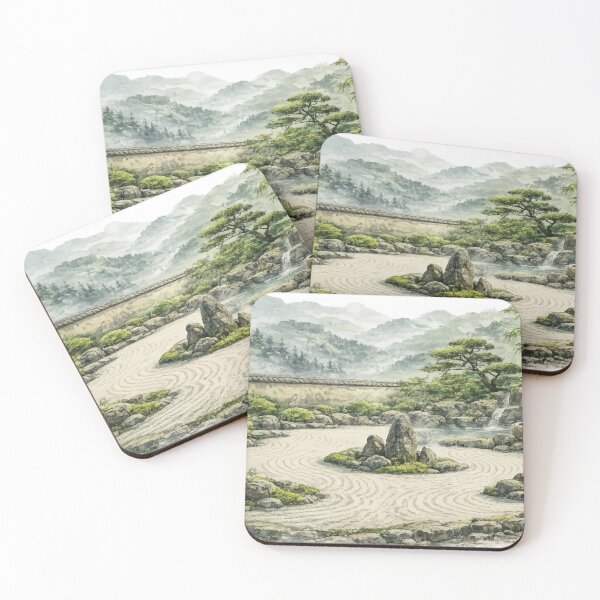 Item preview, Garden of Stillness / Japanese Minimalism Collection designed and sold by ValentynaTyshenkoArt.