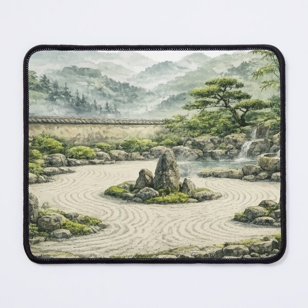 Item preview, Garden of Stillness / Japanese Minimalism Collection designed and sold by ValentynaTyshenkoArt.