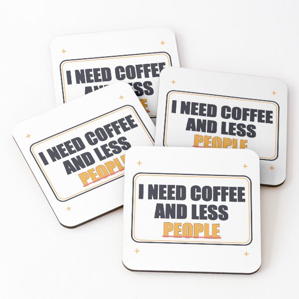 Item preview, I Need Coffee and Less People designed and sold by good-graffity.