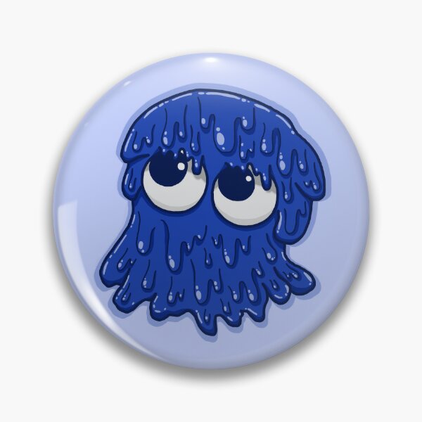 Item preview, Slime - Navy Blue designed and sold by LMaccaMakes.