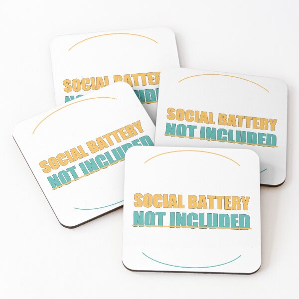 Item preview, Social Battery Not Included designed and sold by good-graffity.