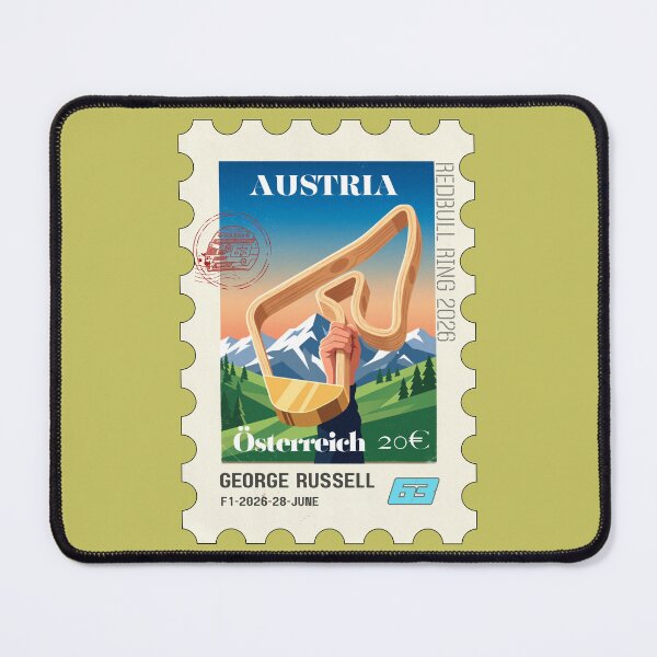 Item preview, F1 AUSTRIAN GP RED BULL RING 2026 Stamp - Winner George designed and sold by Pink Polar F1.