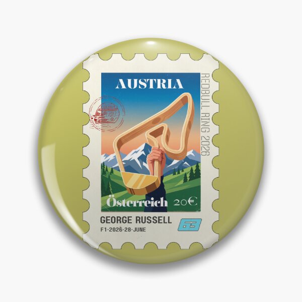 Item preview, F1 AUSTRIAN GP RED BULL RING 2026 Stamp - Winner George designed and sold by Pink Polar F1.