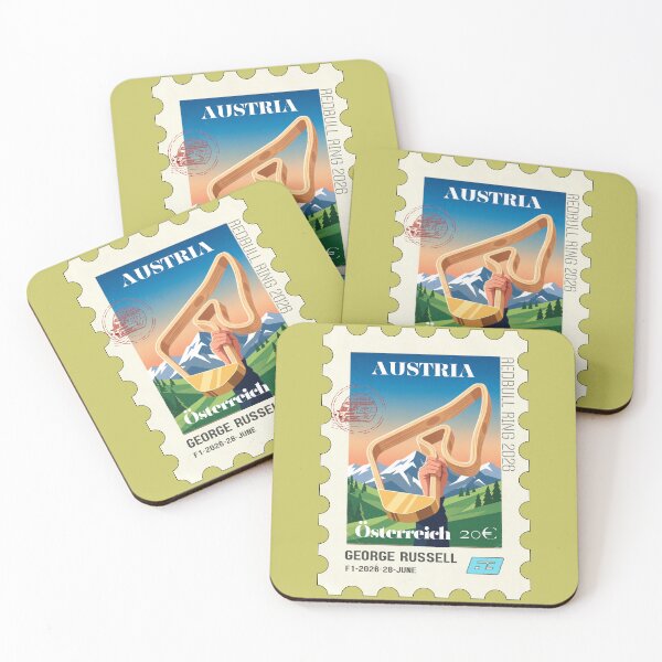 Item preview, F1 AUSTRIAN GP RED BULL RING 2026 Stamp - Winner George designed and sold by Pink Polar F1.