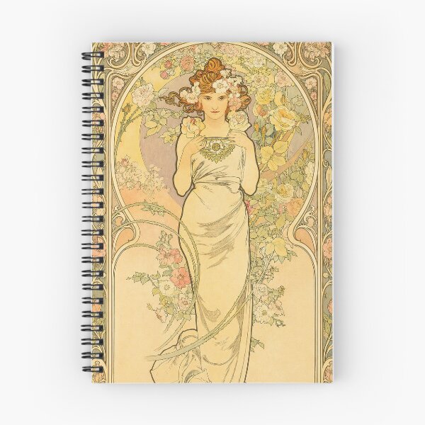 Item preview, Alphonse Mucha Flowers Rose designed and sold by maniacfitness.