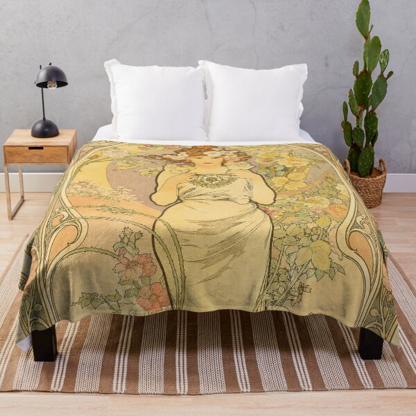 Item preview, Alphonse Mucha Flowers Rose designed and sold by maniacfitness.
