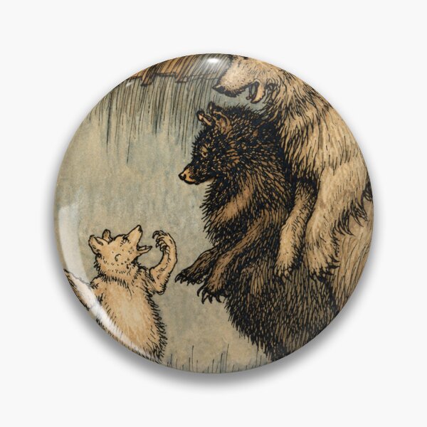 Item preview, Goldilocks Wall Art, Vintage Storybook Three Bears Illustration, Arthur Rackham Print for Children & Book Lovers designed and sold by RickE.