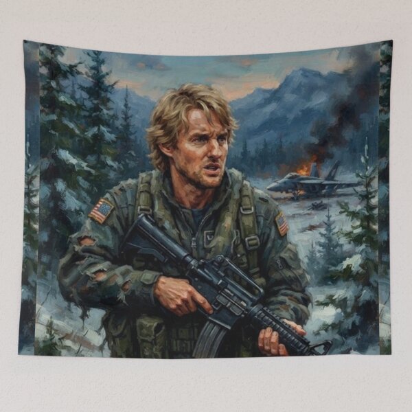 Item preview, Behind Enemy Lines War Action Fine Art Tribute designed and sold by Art's Diner.
