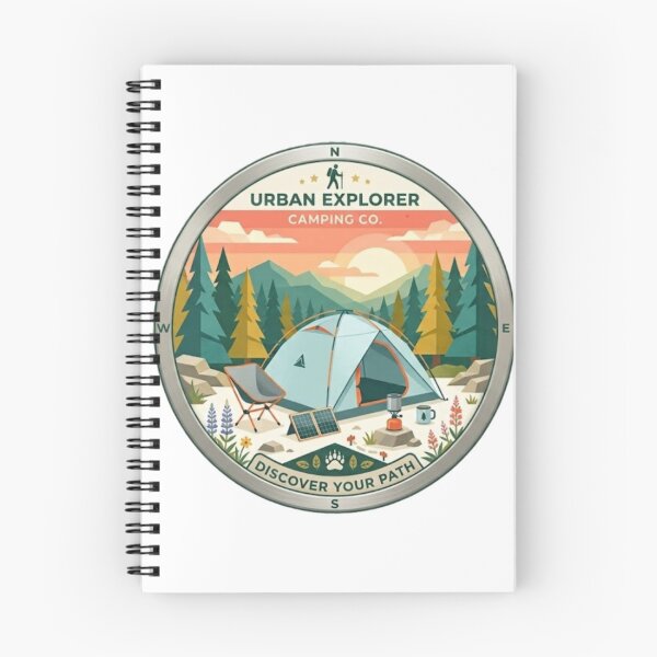 Item preview, Urban Explorer Camping Badge designed and sold by Salma.Store.