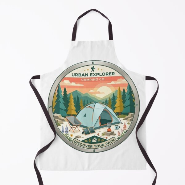 Item preview, Urban Explorer Camping Badge designed and sold by Salma.Store.