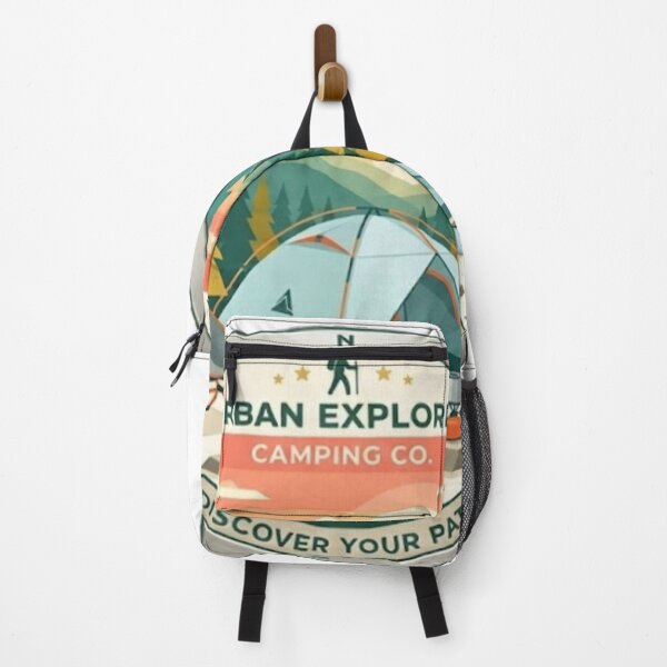 Item preview, Urban Explorer Camping Badge designed and sold by Salma.Store.