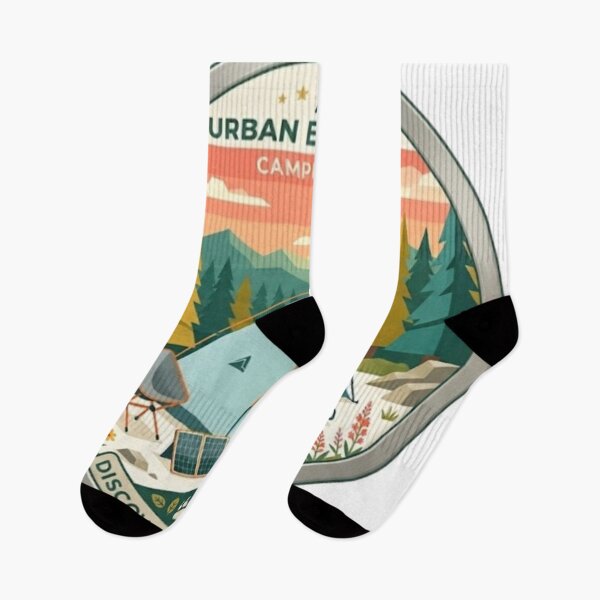 Item preview, Urban Explorer Camping Badge designed and sold by Salma.Store.