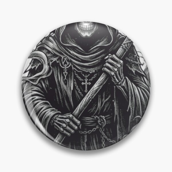 Item preview, No Fear Grim Reaper Gothic Skull designed and sold by Ghost Of Chill.