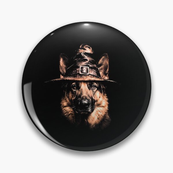 Item preview, Halloween German Shepherd Witch Hat  designed and sold by SOUFIANE1991.