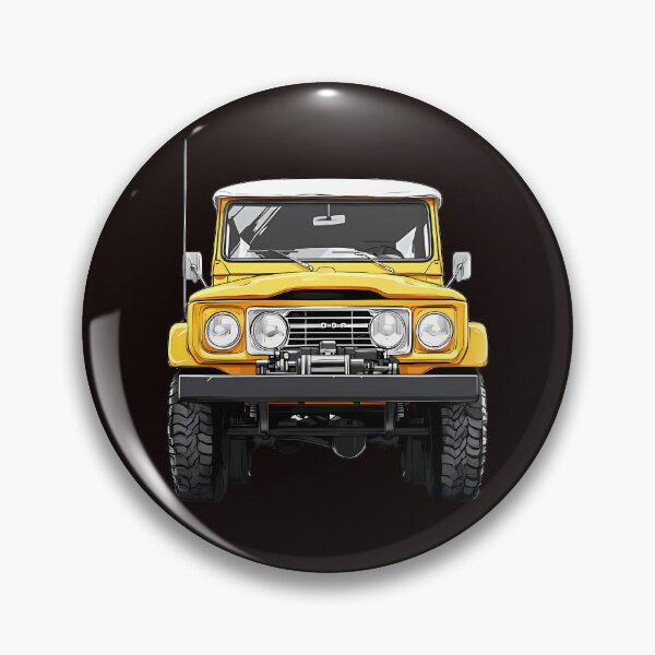 Item preview, Yellow Classic 4x4 Offroad Truck Front View designed and sold by Structure-Blue.