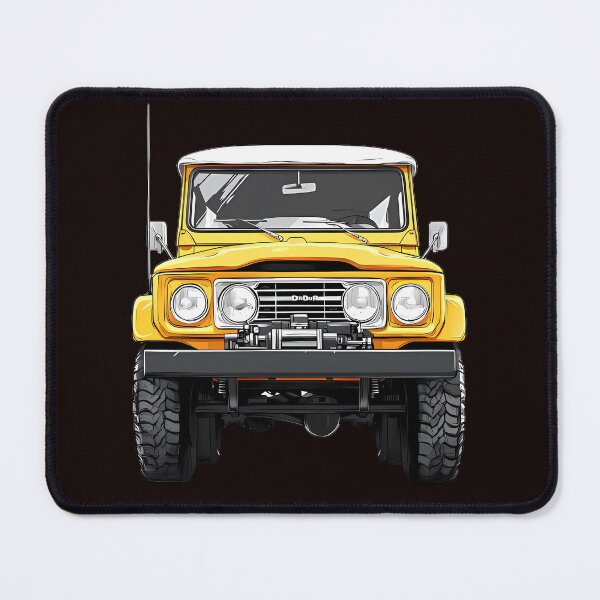 Item preview, Yellow Classic 4x4 Offroad Truck Front View designed and sold by Structure-Blue.