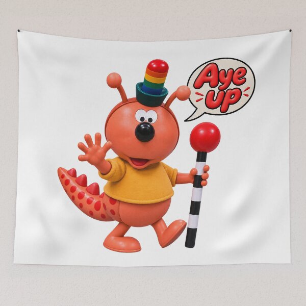 Item preview, Chorlton and the Wheelies Dragon character from the retro British cartoon designed and sold by bluefrog.