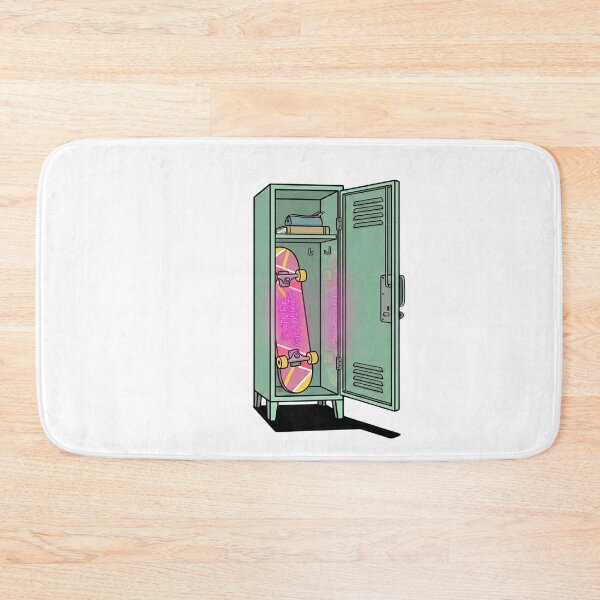 Item preview, Future Graduate Skateboard in Retro School Locker designed and sold by Rare By Hero.
