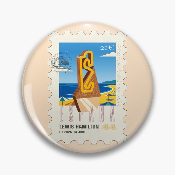 Item preview, F1 BARCELONA GP  Circuit de Barcelona-Catalunya 2026 Stamp - Winner Lewis designed and sold by Pink Polar F1.