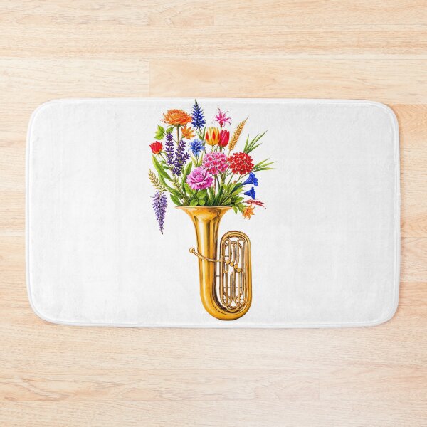 Item preview, Tuba emitting floral notes designed and sold by ales-panz.