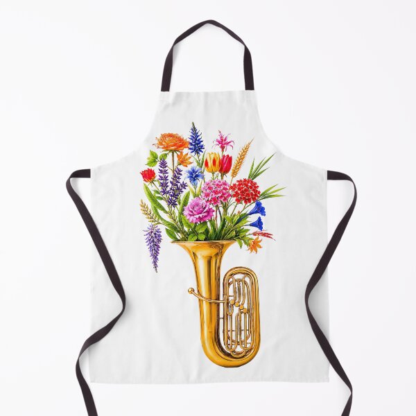 Item preview, Tuba emitting floral notes designed and sold by ales-panz.