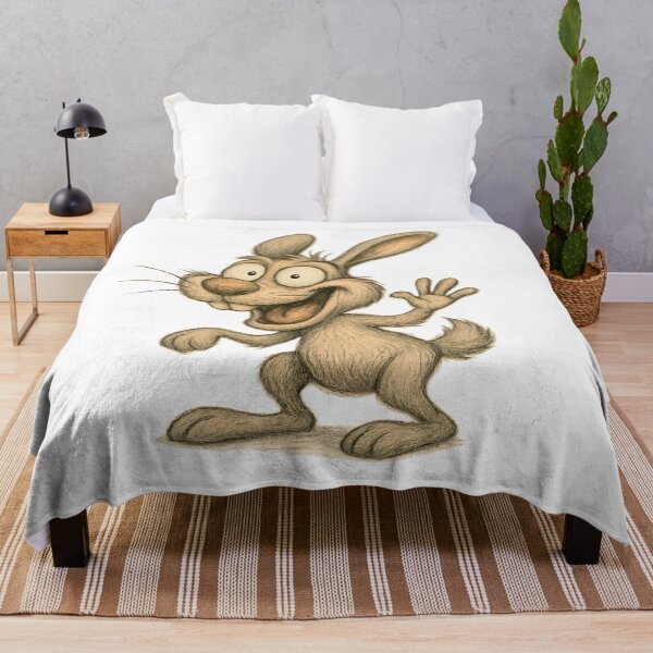 Item preview, Waving Rabbit – Funny Happy Bunny designed and sold by Yomere.
