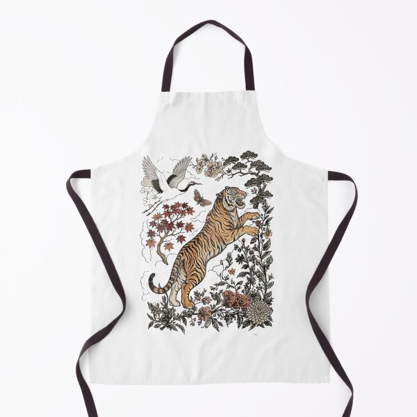 Item preview, Retro Tiger Japanese Wildlife designed and sold by roartusa.