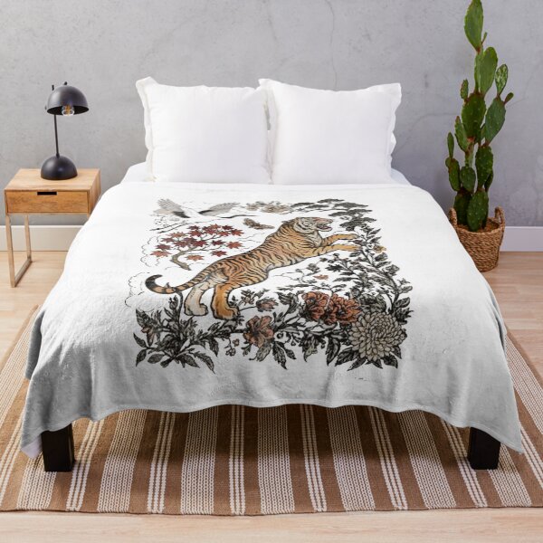 Item preview, Retro Tiger Japanese Wildlife designed and sold by roartusa.