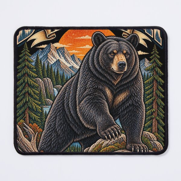 Item preview, Black Bear Mountain Wild designed and sold by KrungiT Design .