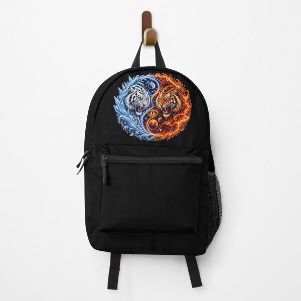 Item preview, Cosmic Yin Yang Tigers – Ice and Fire designed and sold by TroviTutto.
