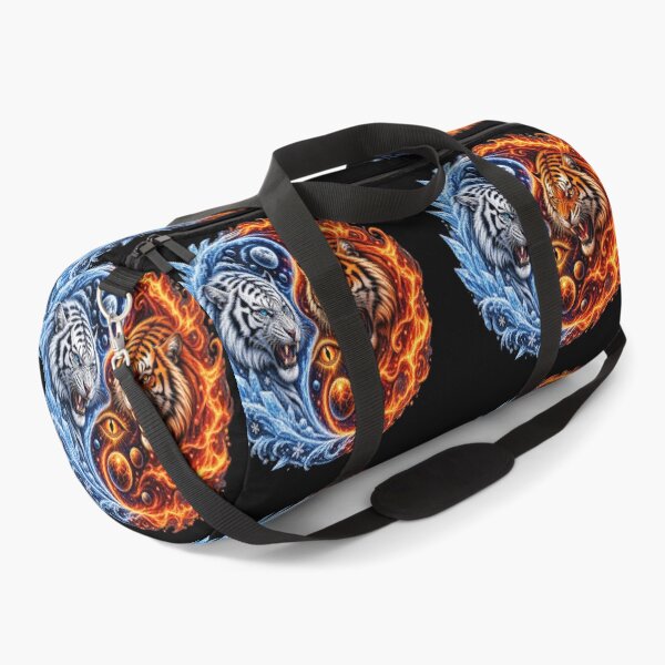 Item preview, Cosmic Yin Yang Tigers – Ice and Fire designed and sold by TroviTutto.