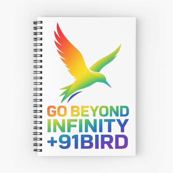 Item preview, +91BIRD Go Beyond Infinity (Prism Rainbow) designed and sold by Plus91BIRD.