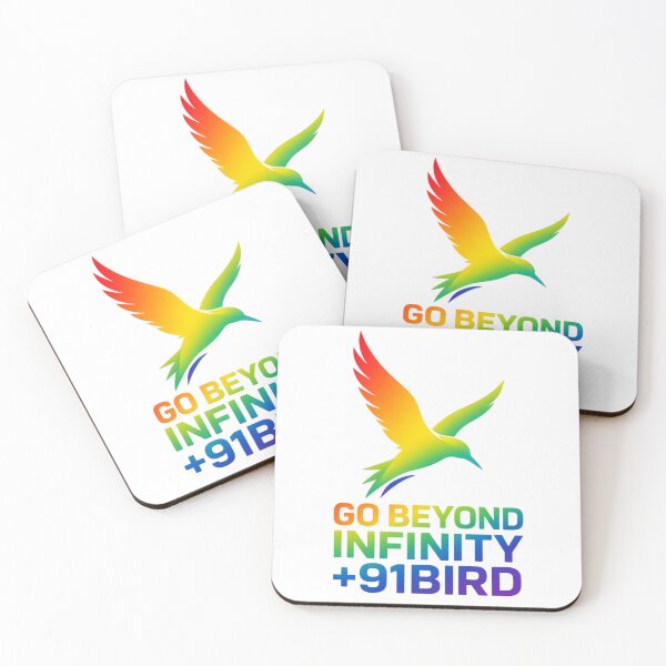 Item preview, +91BIRD Go Beyond Infinity (Prism Rainbow) designed and sold by Plus91BIRD.
