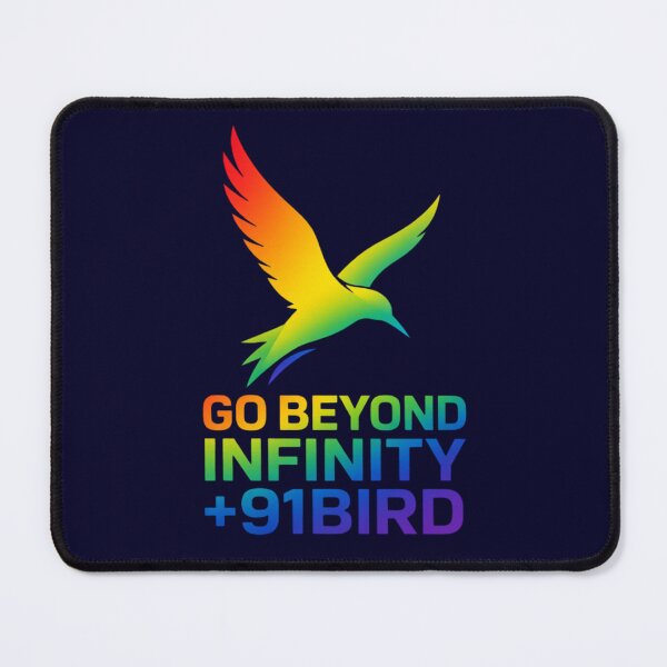 Item preview, +91BIRD Go Beyond Infinity (Prism Rainbow) designed and sold by Plus91BIRD.