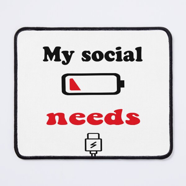 Item preview, My Social Battery Needs a Recharge designed and sold by elyazidostore.