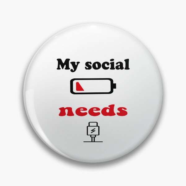 Item preview, My Social Battery Needs a Recharge designed and sold by elyazidostore.