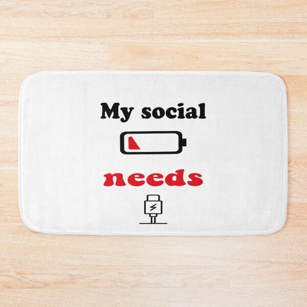 Item preview, My Social Battery Needs a Recharge designed and sold by elyazidostore.