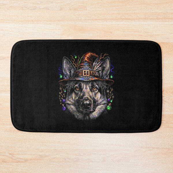 Item preview,  Halloween German Shepherd Witch Hat  designed and sold by SOUFIANE1991.