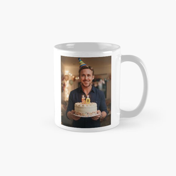 Item preview, Ryan gosling 50th Birthday funny prank meme memes happy 50 designed and sold by CheeseBlueprint.