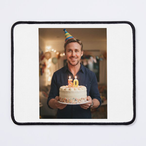Item preview, Ryan gosling 50th Birthday funny prank meme memes happy 50 designed and sold by CheeseBlueprint.