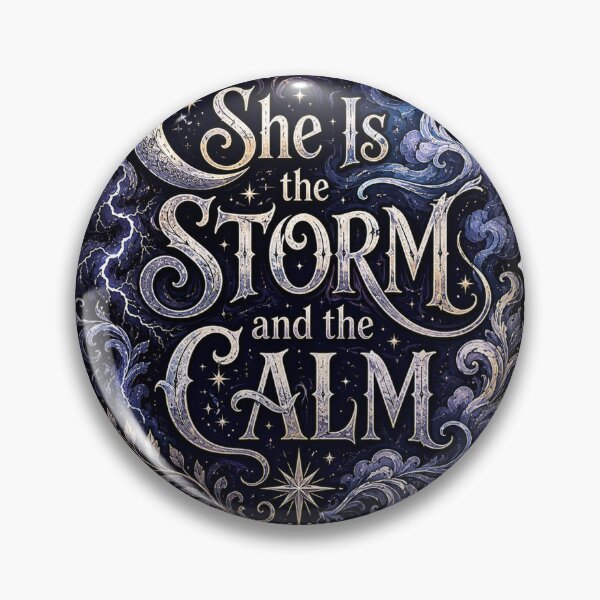 Item preview, She Is the Storm Sticker designed and sold by InkPixell.