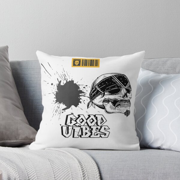 Item preview, Good Vibes Pirate Skull – Edgy Skull Streetwear Design designed and sold by Sowaninongtdu.