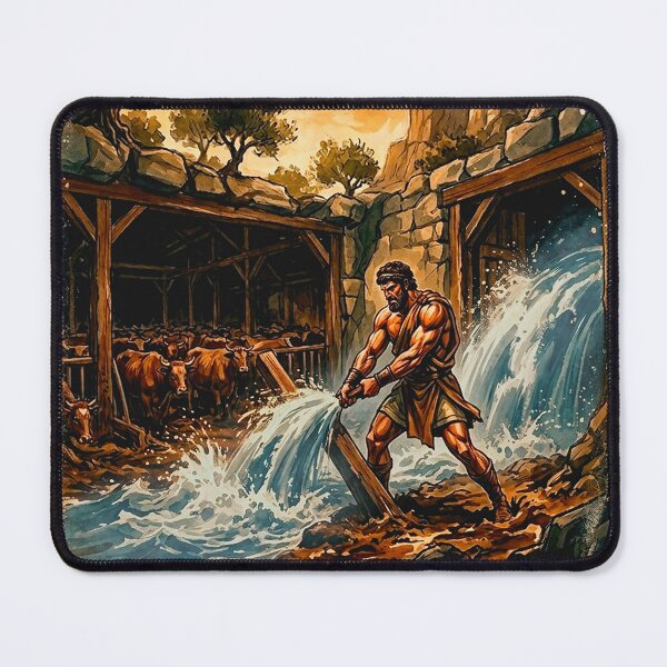Item preview, Hercules' LABOR 5 - The Augean Stables designed and sold by codex antique.