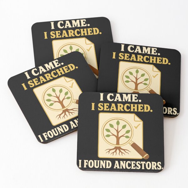 Item preview, Funny Geneology I Came I Searched I Found Ancestors designed and sold by DreamLayerStudio.