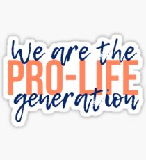 Pro-Life Generation Sticker