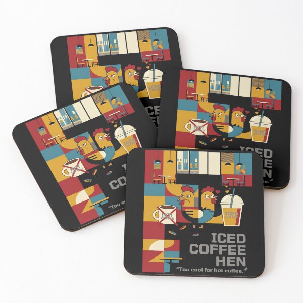 Item preview, ICED COFFEE HEN designed and sold by WesWay.