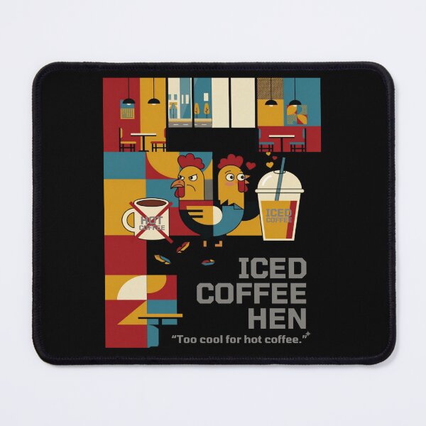 Item preview, ICED COFFEE HEN designed and sold by WesWay.