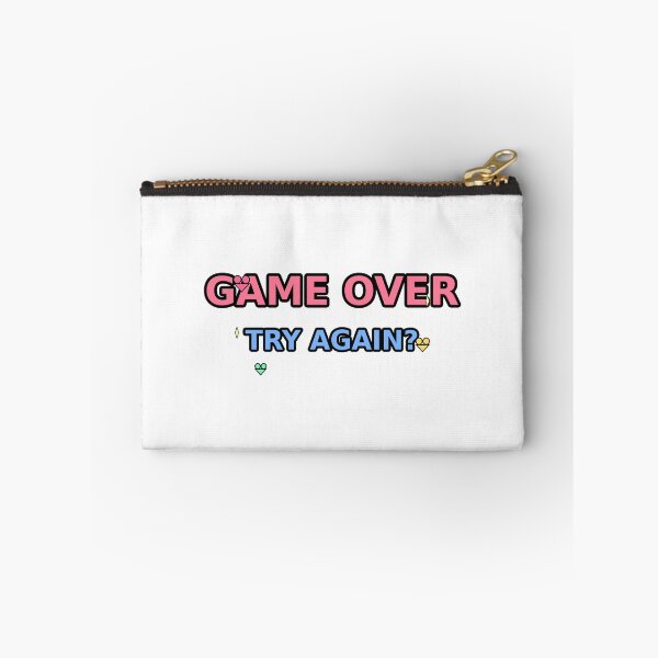 Item preview, Kawaii Game Over Try Again - Pastel Pixel Text - Funny Retro Gaming designed and sold by Petringo.