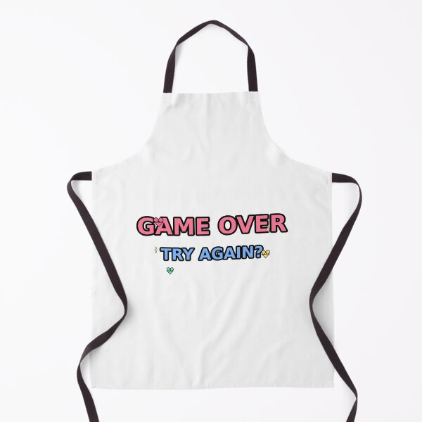 Item preview, Kawaii Game Over Try Again - Pastel Pixel Text - Funny Retro Gaming designed and sold by Petringo.